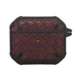 thumbnail image 1 of TECH CIRCLE Case for 2021 New Apple AirPods (3rd Generation), Drop Proof /Scratch Resistant Protective Lightweight Case, Synthetic Leather/Plastic Composite Cover with Metal Clasp (Dark Red), 1 of 1