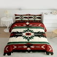 thumbnail image 2 of Manfei Bohemian Flower 3 Pieces Queen Comforter Set for Teens Boys Girls,Tribal Aztec Ultra Soft Bedding Sets,Exotic Style Bedding Comforter Set,Luxury Bedroom Decor,Reversible, 2 of 8