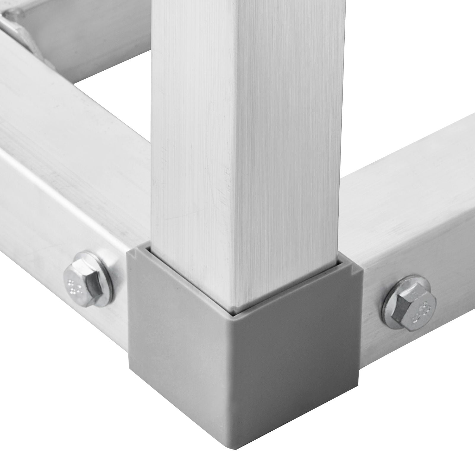 Adjustable Aluminum Dunnage Rack, 24" x 14" x 8", Supports 1000 lbs, Corrosion-Resistant, Quick Assembly, Lightweight, for Kitchen, Warehouse, Garage & Vehicle Storage