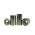 thumbnail image 4 of 10 Pcs Carbon Steel -Plated Nickel -Plated Sleeve Nut Connection Rod M8X16X20mm., 4 of 5