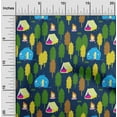 thumbnail image 3 of oneOone Cotton Flex Navy Blue Fabric Camping Sewing Material Print Fabric By The Yard 40 Inch Wide, 3 of 6