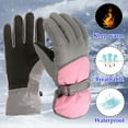 thumbnail image 2 of CZHQWE Kids Winter Gloves Kids Snow Gloves Toddler Mittens Kids 1 Pairs Fleece Gloves Winter Warm 10-16 Year, 2 of 7