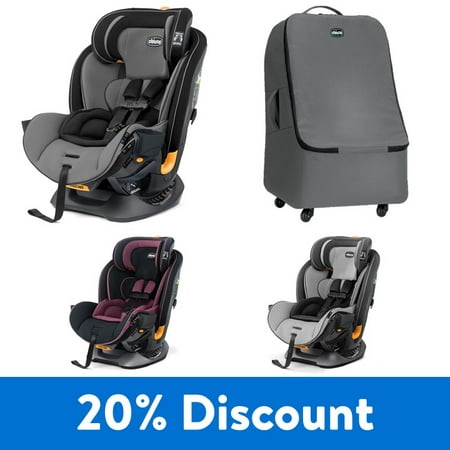 [$449 Value] Chicco Fit4 4-In-1 Convertible Car Seat + Travel