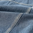 thumbnail image 4 of Vestes pour Femmes Hiver, Veste en Jean Sans Capuche Effilochée, 4 of 8