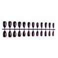 thumbnail image 2 of Minnieouse 24 piezas de uñas postizas para mujer, bricolaje, herramientas de decoración de manicura falsa, accesorio de decoración de moda, puntas de Juegos de manicura Púrpura de uva Minnieouse CE011429-22, 2 of 5