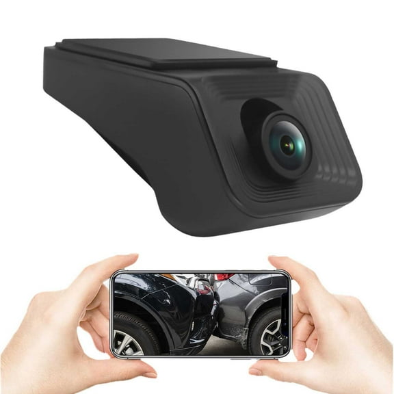 Hwkond Dash Cam New 1080P High-Definition Night Vision Driving Recorder Mobile Phone WIFI Interconnection USB Hidden Driving Recorder on Clearance
