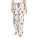 thumbnail image 1 of Balery Bees And Flowers Pantalones de pijama para mujer, pijamas ultraligeros, pantalones de estar por casa-Small, 1 of 6