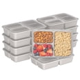 thumbnail image 1 of Recipientes para preparación de comidas Bentgo Prep, 20 unidades, sin BPA, color gris, 1 of 7