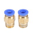thumbnail image 4 of 2 uds Accesorios Neumáticos de aire conector de tubo de aire rosca de junta de acoplamiento rápido G1/4in, 4 of 8