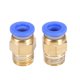thumbnail image 4 of Acoplamiento rápido neumático de aire, 2 piezas de accesorios neumáticos de aire Conector neumático Conector neumático Junta rápida Funcionalidad versátil, 4 of 8