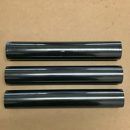 3 Roll 12" x 5Feet 12Feet Black HTV Iron On Heat Transfer Vinyl for T Shirt Bags Hats Shoes Cricut