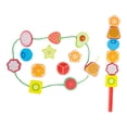 thumbnail image 4 of Fiocias Lacing Beads Threading Beads Wooden Blocks Educational Game Stringing Training Manual Dexterity Development Motor Coordination Suitable for Children A Fruits, 4 of 8