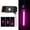 Pink, variant on Bicycle Tail Light with Dripping Effect, Rechargeable LED Rear Light for Night Riding, Waterproof Cycling Safety Light, 6 Vibrant Colors