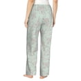 thumbnail image 3 of Uemuo Retro Snake Pattern Women's Wide Leg Palazzo Lounge Pants with Pockets Light Weight Loose Comfy Casual Pajama Pants-, 3 of 9