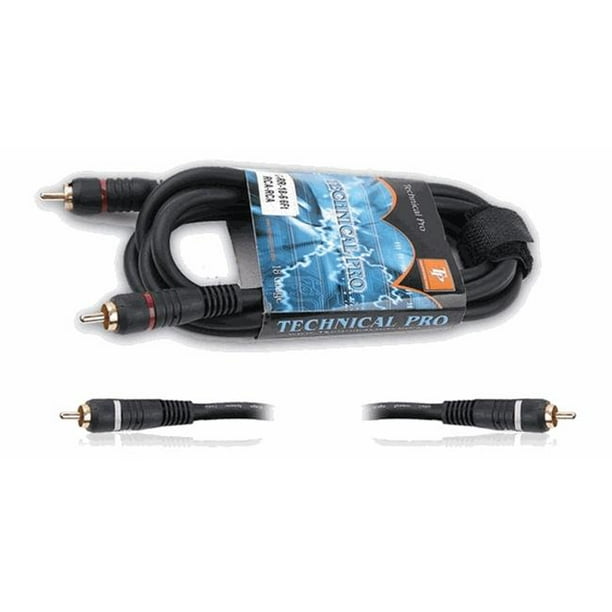 Technical Pro crr183 RCA to RCA Audio Cables