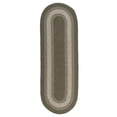 thumbnail image 3 of Colonial Mills 2' x 11' Green, Brown and Beige Braided Oval Reversible Throw Rug, 3 of 4