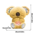 thumbnail image 3 of Muñeca Koala Comfort Con Luces Musicales Chupete para Dormir Bebés Recién Nacidos () Amarillo, 3 of 3