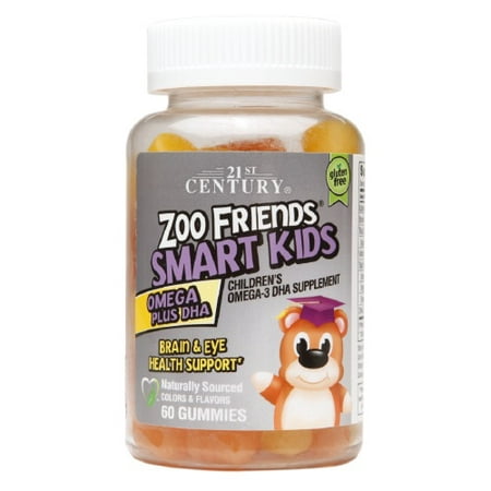 21St Century Zoo Friends Smart Kids Omega Plus Dha Gummies ...