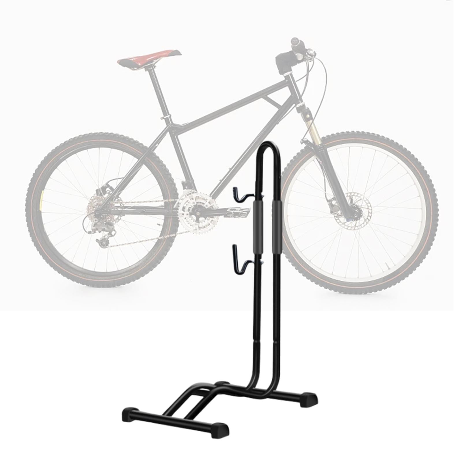 Goplus two bicycle bike stand rack cycling rack floor storage organizer sale