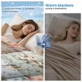 thumbnail image 2 of Elegant Spring Floral Cooling Blanket,Lightweight Breathable Summer Throw Blanket with Double Sided Cold Effect,Summer Botanical Plaid Farmhouse Picnic Blankets Bed Sheet for Hot Sleepers 50"x60", 2 of 8