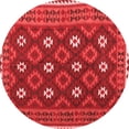 thumbnail image 1 of Ahgly Company Indoor Round Oriental Red Traditional Area Rugs, 8' Round, 1 of 4