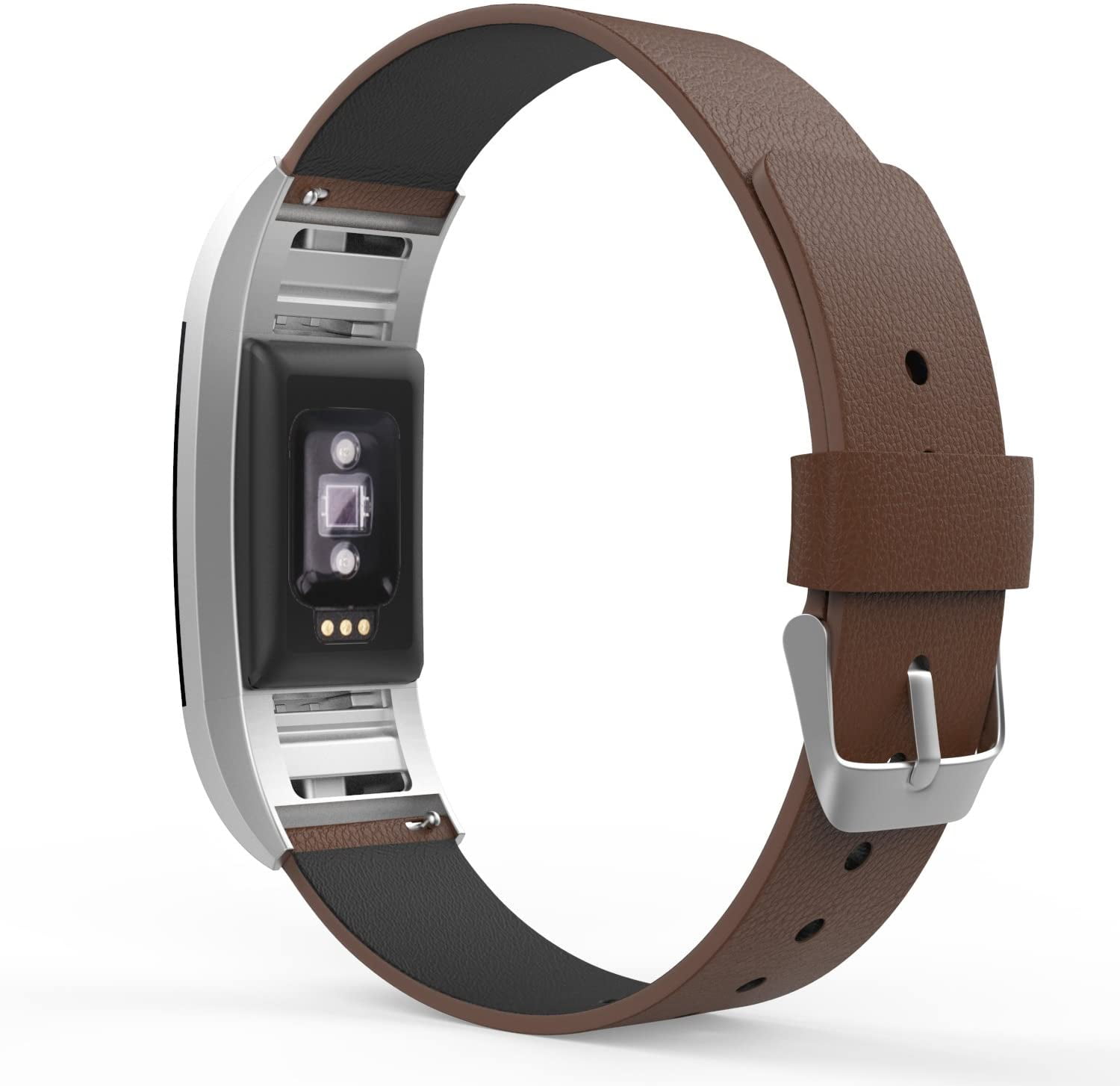 Fitbit Charge 2 Band, MoKo Premium Soft Genuine Leather Replacement