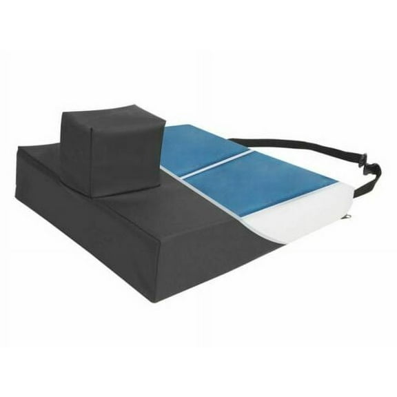 Protekt Gel Wedge w/Pommel Wheelchair Cushion 18"x16"