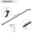 thumbnail image 6 of Unique Bargains 1 Set Universal Bicycle Spokes 12G Bike Wheel Spokes Nipple Black Carbon Steel Black 127mm Length, 6 of 7