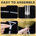 thumbnail image 4 of HPLYEL 6 Sets Balloon Stand Kit, Balloon Sticks Holder with Base Birthday Wedding Graduation Party Decortaions Table Centerpieces Balloon Arch kit, 4 of 7