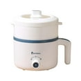 thumbnail image 2 of Tnarru Rice Cooker Mini Hot Pot Cooking Pot Multi Function Household Small Ramen Cooker Nonstick Steak Dumpling Oatmeal Noodles Eggs with steamer, 2 of 8