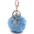 thumbnail image 1 of Keychains Faux Fur Ball Keychains Fluffy Accessories Car Bag Charms, 1 of 3