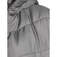 thumbnail image 4 of Big Chill Women's and Women's Plus Chevron Quilted Puffer Jacket with Hood, Sizes S-3X, 4 of 5