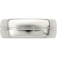 thumbnail image 4 of Sterling Silver Ss 7mm Polished Fancy Band Size 8 Made In United States qwb106-8, 4 of 5