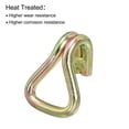 thumbnail image 3 of Ratchet Double J Strap Hook Load 3306 Lbs Zinc Color for 1.1" Tie Down Strap Webbing, 4 Pack, 3 of 4