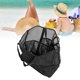 thumbnail image 1 of Bolsa De Playa De Malla, Asa Portátil, 8 Bolsillos, Bolsa De Piscina De Malla Ligera, Plegable Para Vacaciones, Juguetes, 1 of 7