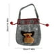 thumbnail image 3 of Bolsa de regalo navideña, pequeña, de lona multicolor con estampado de copos de nieve | Bolsa resistente con forro de franela para regalos navideños | Decoración navideña reutilizable | Ideal para, 3 of 6