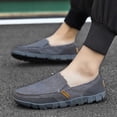 thumbnail image 2 of Men's Casual Shoes Casual Canvas Shoes Breathable Comfortable Flat Loafers Stylish Lightweight Fashionable Footwear For Everyday Wear, 2 of 5
