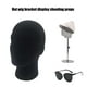 thumbnail image 4 of Práctico modelo de cabeza de maniquí de espuma para hombre, sombrero, peluca, gafas, soporte de exhibición Ehuebsd Libre de BPA, 4 of 9