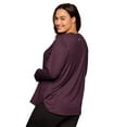 thumbnail image 5 of RBX Active Women's Plus Size Super Soft Yoga Long Sleeve Tunic Top, 5 of 5