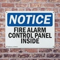 thumbnail image 4 of (2 Pack) Fire Alarm Control Panel Inside OSHA Notice Sign 18 Inch X 12 Inch Indoor / Outdoor Rust-Free Aluminum Metal Signs for Workplace, Workshop, and Construction Site, Made in the, 4 of 8