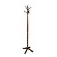 thumbnail image 2 of D-Art Hand-Crafted Mahogany Colonial Coat/ Hat Rack (Indonesia), 2 of 2