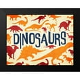 thumbnail image 2 of Grey, Jace 14x12 Black Modern Framed Museum Art Print Titled - Dinosaurs Three, 2 of 5
