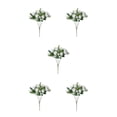 thumbnail image 2 of Hojas de eucalipto artificiales Yuarrent ramo de flores falsas decoración de muebles interiores y exteriores, 2 of 6