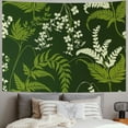 thumbnail image 2 of WYYP Tapestry Wall Hanging Lilies Valley - High-Quality Short Plush, Elegant Look and Silky Soft Touch Painting, 2 of 6