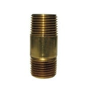 ATC 3/4 in. MPT X 3/4 in. D MPT Yellow Brass Nipple 6 in. L