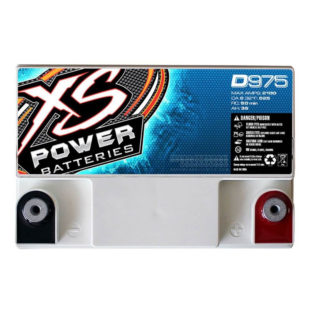 XS Power D975 12 Volt AGM 2100 Amp Sealed Power Cell Car Battery with Hardware - image 3 of 5