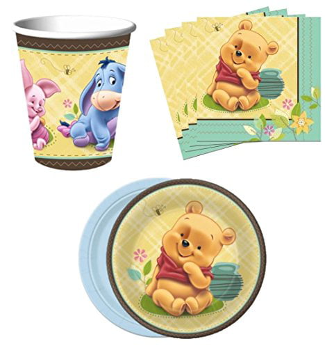 Hallmark Disney Winnie The Pooh First Birthday Beverage/Dessert Napkins 
