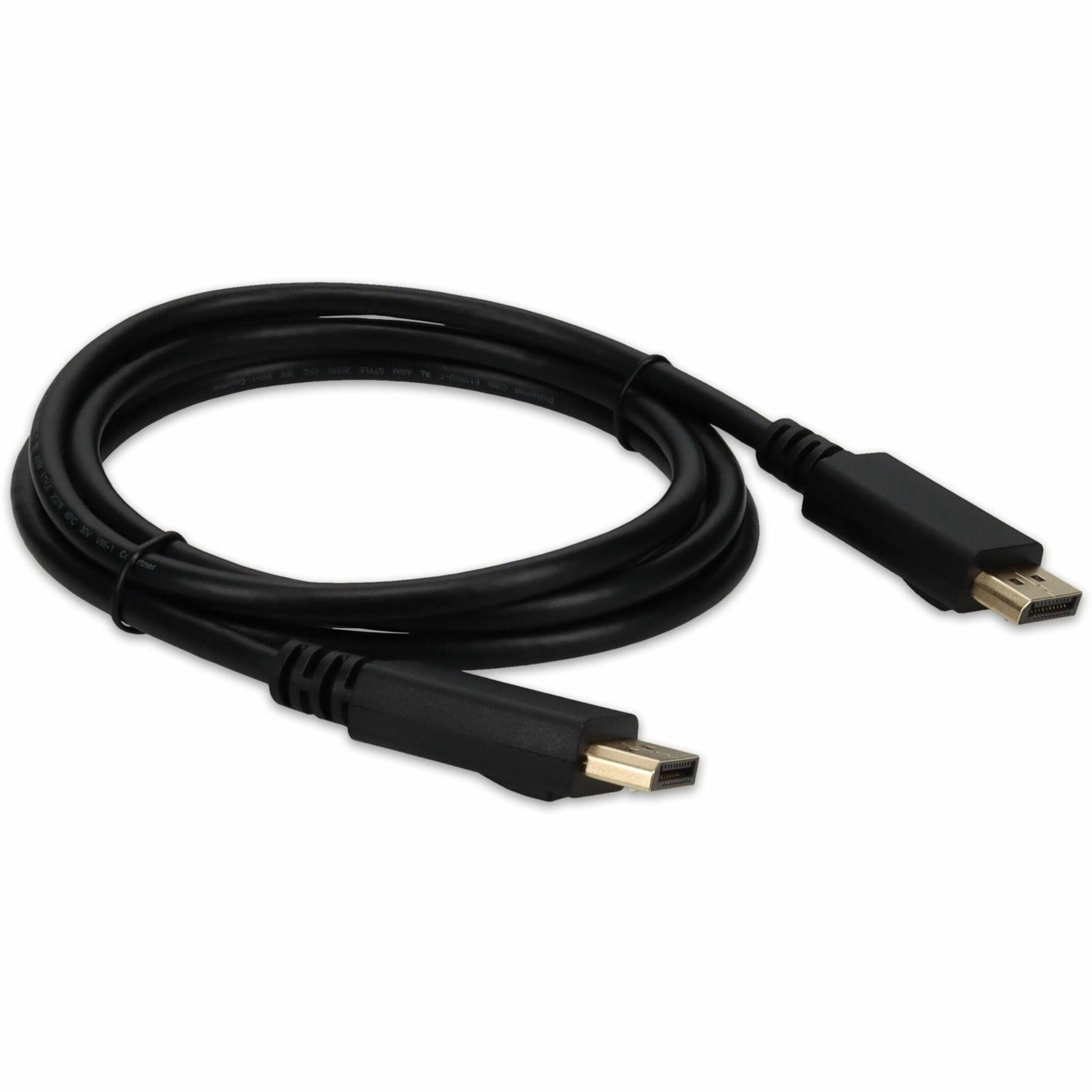 AddOn 6ft 4K UHD DisplayPort Cable Black DISPLAYPORT14MM6F