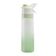 thumbnail image 1 of Botella de agua deportiva con gradiente de 700 ml, para viajes al aire libre, fitness, botella rociadora de gran capacidad, para bebidas, 1 of 8