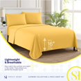 thumbnail image 3 of Juego de sábanas Sweet Home Collection California King Yellow, 3 of 6
